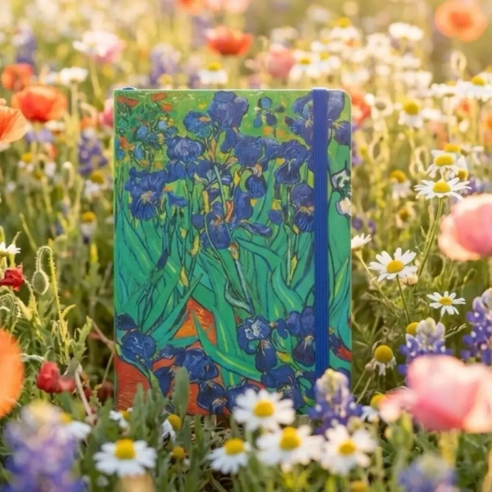 Van Gogh Irises Weekly Planner Journal A5 Eco Friendly Motivational